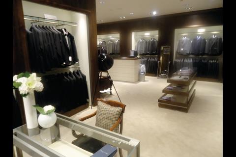 The new store design has a classic, slick look and a sober palette